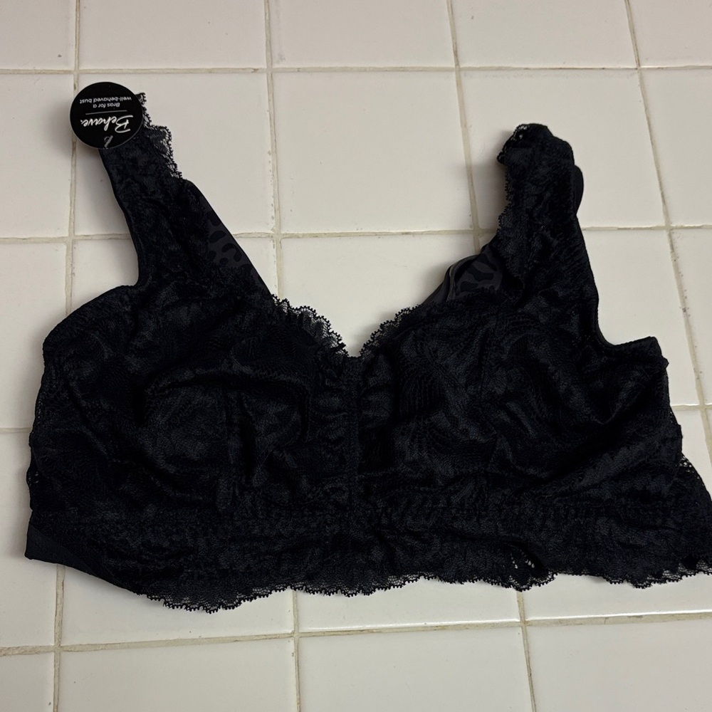 Elegant Black Lace Bra by Bali
